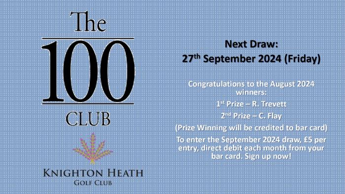 100 Club Draw